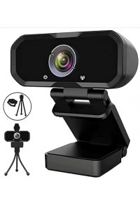 396#XG-DG05-Webcam 1080p HD Computer Camera-Microphone Laptop USB PCWebcam with Privacy Shutter and Tripod Stand,110 Degree Live Streaming Widescreen Recording Pro Video Web Camera for Calling,Conferencing