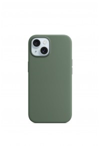 517#Ultra Protect Silicone Phone Case ip15-Dark Green