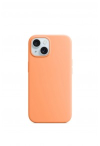 332#Ultra Protect Silicone PhoneCase ip15-VibrantOrange 