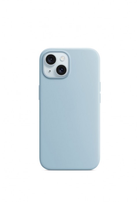 329#Ultra Protect Silicone PhoneCase ip15-BabyBlue 