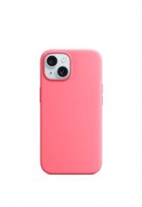 328#Ultra Protect Silicone PhoneCase ip15-RosePink 