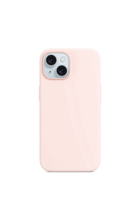 327#Ultra Protect Silicone PhoneCase ip15-LightPink 